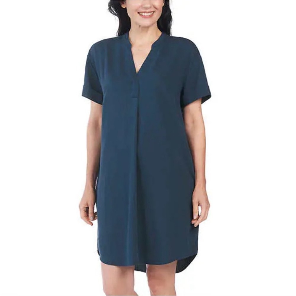 Hilary Radley Blue Tunic Dress